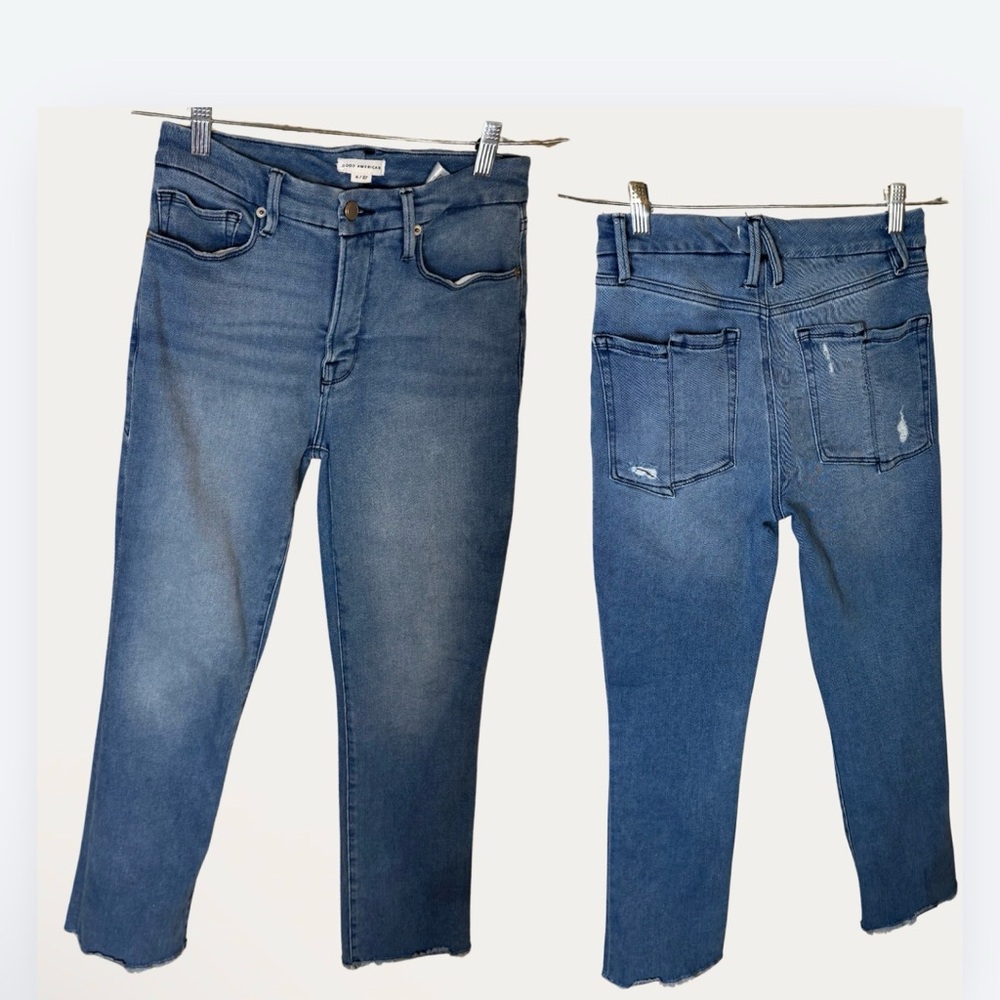 Good American Size 4/27 Classic Blue Women's Jeans